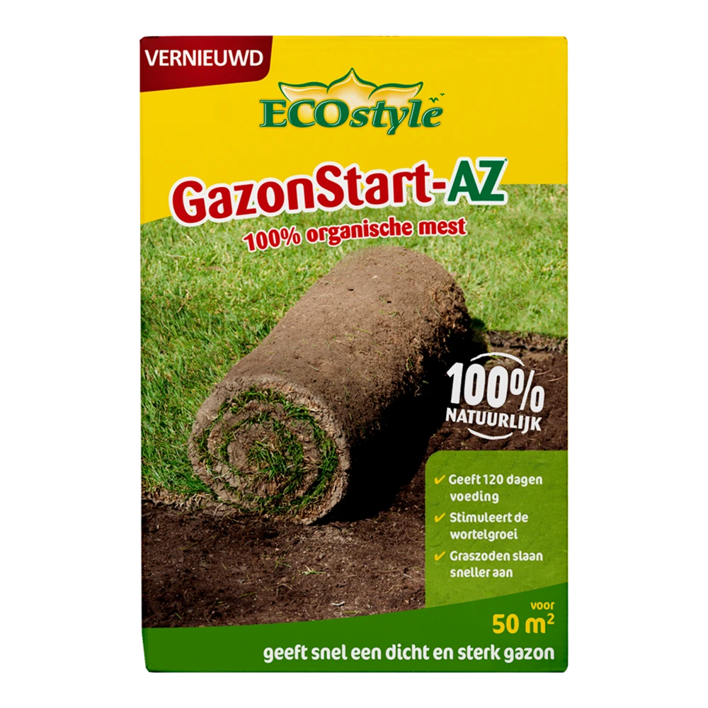 EcoStyle GazonStart-AZ 1,8kg - Gazonmeststof EcoStyle GazonStart-AZ 1,8kg - Gazonmeststof -Plantenverzorging Winkel gazonstart az 1 8kg gazonmest 1 1