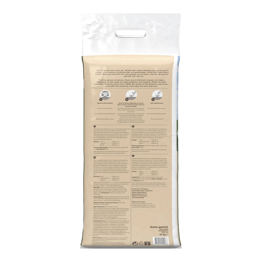Pokon Gedroogde Mestkorrel 10kg - Tuinplanten voeding, Gazonmeststof Pokon Gedroogde Mestkorrel 10kg - Tuinplanten Voeding, Gazonmeststof -Plantenverzorging Winkel pokon gedroogde mestkorrel 10kg tuinplanten voeding gazonmeststof 2 1