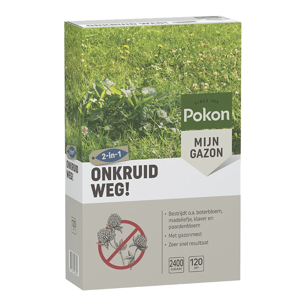 Pokon Onkruid Weg! 2,4kg Voor 120mu00b2 - Onkruid En Aanslag -Plantenverzorging Winkel pokon onkruid weg 2 4kg voor 120m onkruid en aanslag 1 1