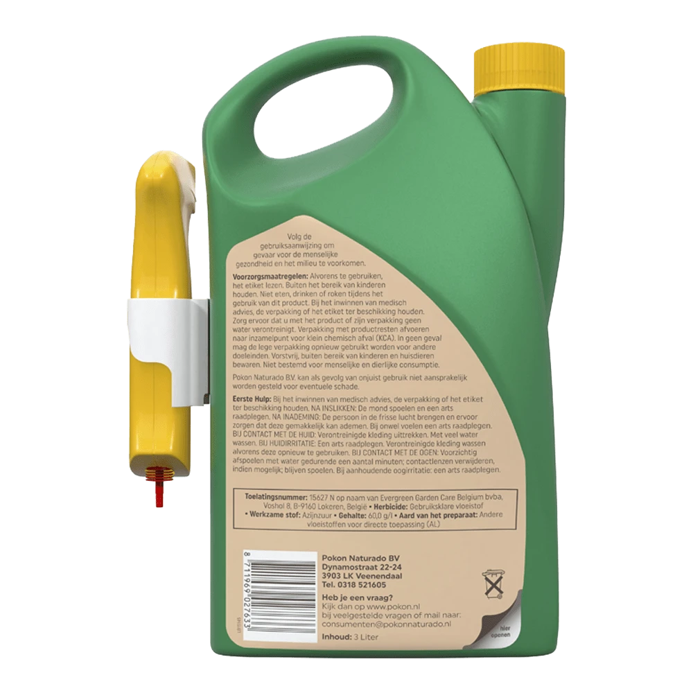 Pokon Tegen Onkruid Spray 3L - Onkruid en aanslag Pokon Tegen Onkruid Spray 3L - Onkruid En Aanslag -Plantenverzorging Winkel pokon tegen onkruid spray 3l onkruid en aanslag 2 1
