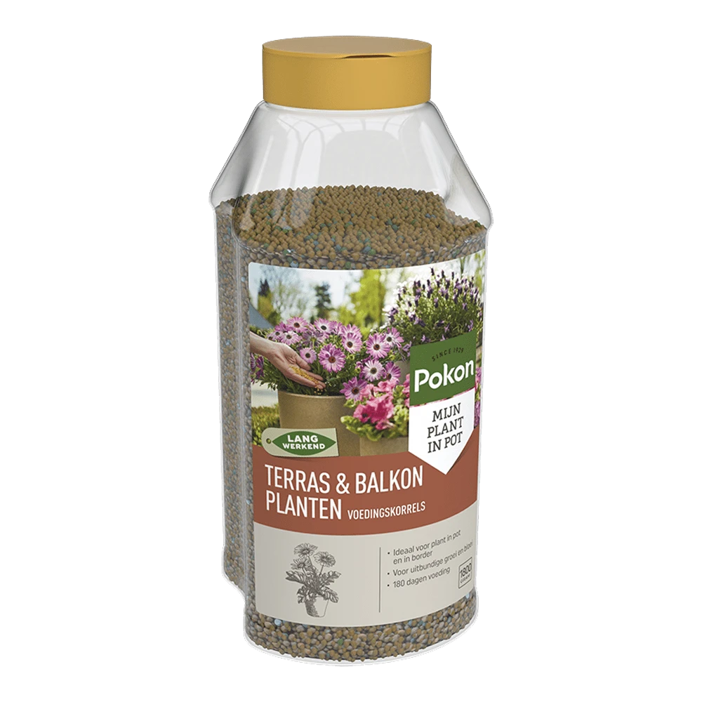 Pokon Terras & Balkon Planten Voedingskorrels 1800g - Tuinplanten voeding Pokon Terras & Balkon Planten Voedingskorrels 1800g - Tuinplanten Voeding -Plantenverzorging Winkel pokon terrasbalkon planten voedingskorrels 1800g tuinplanten voeding 1 1