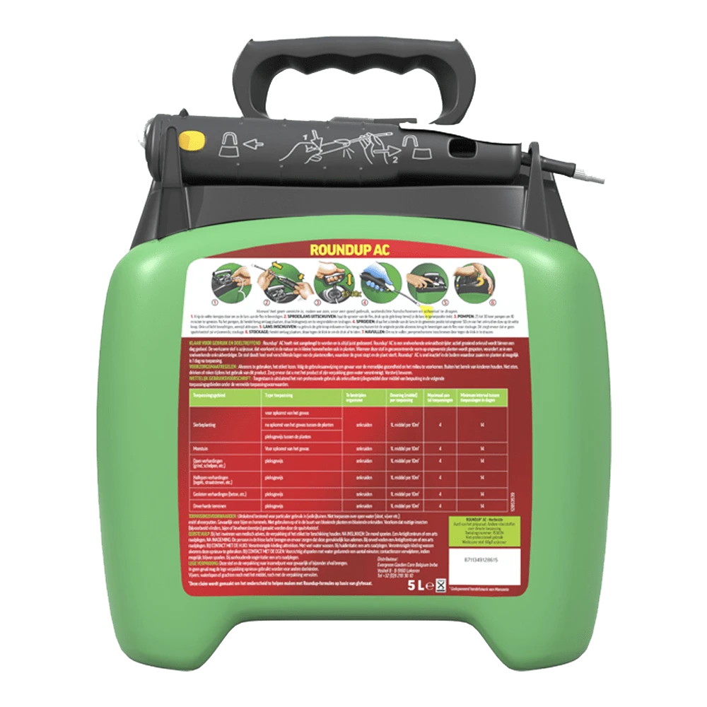 ROUNDUPu00ae AC Snel Onkruidvrij Onkruiddrukspuit 5L - Onkruid en aanslag ROUNDUPu00ae AC Snel Onkruidvrij Onkruiddrukspuit 5L - Onkruid En Aanslag -Plantenverzorging Winkel roundup ac snel onkruidvrij onkruiddrukspuit 5l onkruid en aanslag 2 1