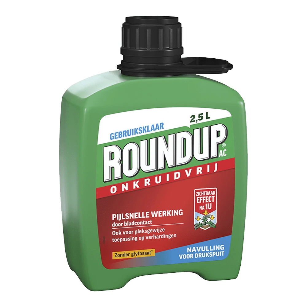 ROUNDUPu00ae AC Snel Onkruidvrij Onkruiddrukspuit Navulverpakking 2,5L - Onkruid En Aanslag -Plantenverzorging Winkel roundup ac snel onkruidvrij onkruiddrukspuit navulverpakking 2 5l onkruid en aanslag 1 1