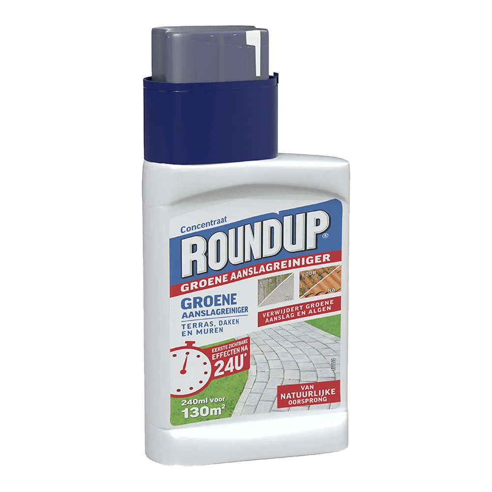 ROUNDUPu00ae Groene Aanslagreiniger Concentraat 240ml - Onkruid en aanslag ROUNDUPu00ae Groene Aanslagreiniger Concentraat 240ml - Onkruid En Aanslag -Plantenverzorging Winkel roundup groene aanslagreiniger concentraat 240ml onkruid en aanslag 1 1